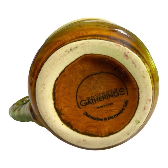 GRYPHONWARE
BRAIN DEAD 5AM- 5PM GREEN GLAZED POTTERY COFFEE MUG - Picture 8 of 13